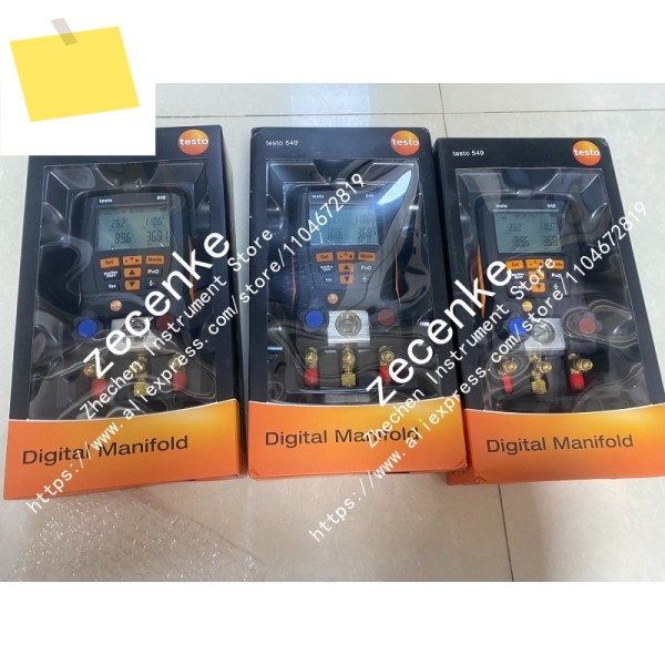 HVAC 0560 1PC Testo 549 디지털 매니폴드 게이지 2 밸브 시스템 제품 이미지