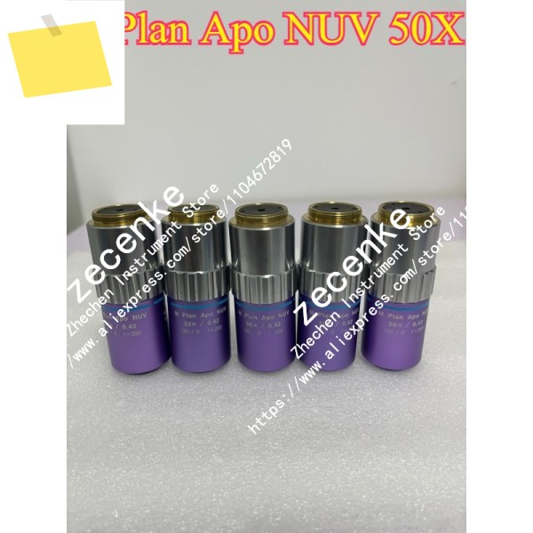 일본산 Mitu-toyo M Plan Apo NUV 50x 0.42 ∞ 0 대물렌즈 1개 제품 이미지