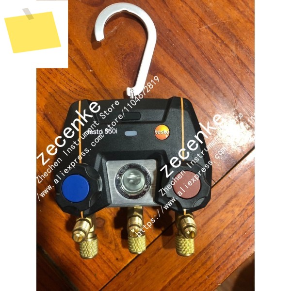 Testo 550i Bluetooth 호환 및 양방향 밸브 블록이 포함된 앱 제어 디지털 매니폴드 0564 2550호스트만 해당 제품 이미지