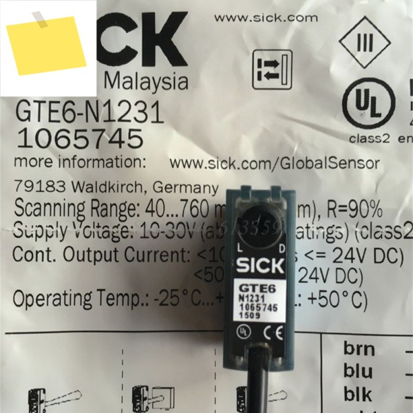 1PC Sick 신품 오리지널 정품 광전 스위치 GTE6-N1231 또는 제품 이미지