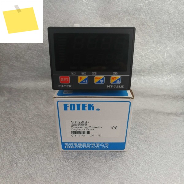 NT-72RE FOTEK PID + 퍼지 지능형 자기 적응 온도 컨트롤러, 새제품 및 오리지널, 1PC 제품 이미지