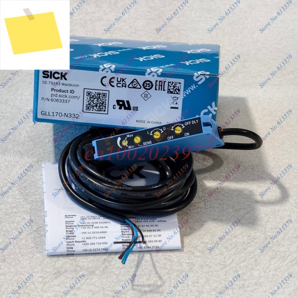 1PC GLL170-N332 Sick 광섬유 증폭기 센서 새 제품 오리지널 제품 이미지