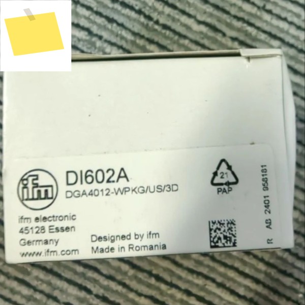 1PC DI602A IFM 속도 모니터링을 위한 신품 오리지널 컴팩트 평가 장치 DGA4012-WPKGUS3D 제품 이미지