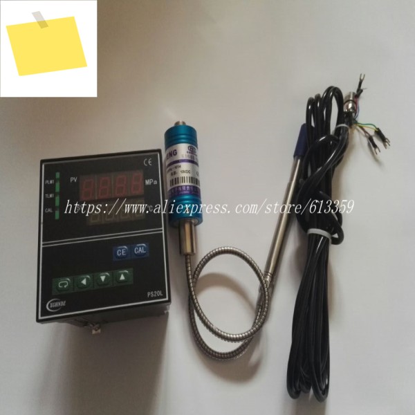 PT131-50MPa-M14x1.5+PS20L HENENG 고온 용융 압력 센서 2mVV 및 지능형 디지털 게이지 제품 이미지