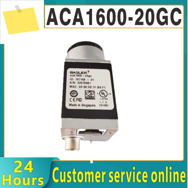Basler acA1600-20gc 2MP 11.8'' ICX274 GigE 글로벌 셔터 머신 비전 에어리어 스캔 카메라 C 마운트 새제품 제품 이미지
