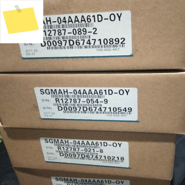 박스 내 새 제품 Yaskawa SGMAH-04AAA61D-OY 서보 모터 제품 이미지