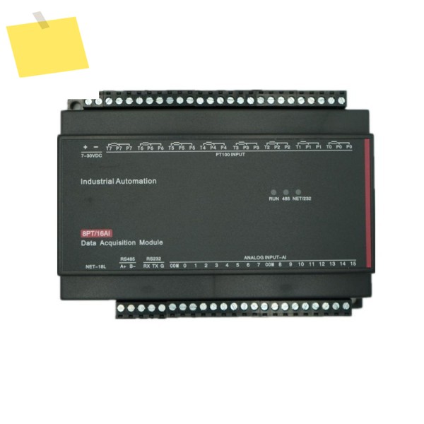 TCP-518L 16AI+8PT100 온도 수집 모듈 아날로그 입력 이더넷 RS232 RS485 Modbus RTUTCP 프로토콜 지원 제품 이미지
