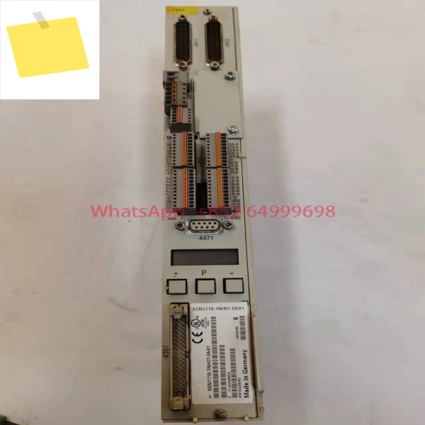 6SN1118-1NH01-0AA1 SIMODRIVE 611 범용 HR: 2축 제어 유닛 리졸버 제품 이미지