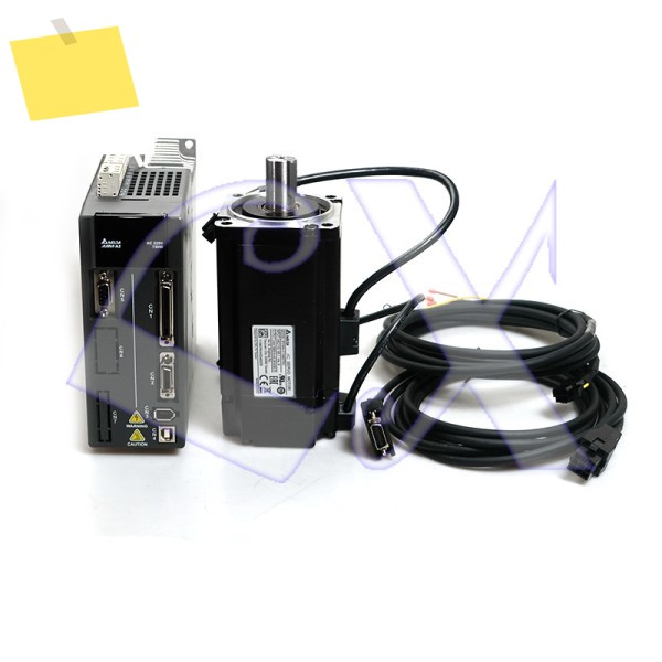 Delta 200W AC220V B3 서보 모터 드라이버 키트 ASD-B3-0221-L + ECM-B3M-C20602RS1 3000rpm 24비트 증분 인코더3M 케이블 포함 제품 이미지