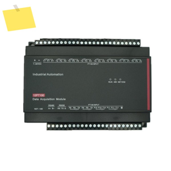 TCP-518D 12PT100 고정밀 3선식 온도 수집 모듈 이더넷 RS232 RS485 제품 이미지
