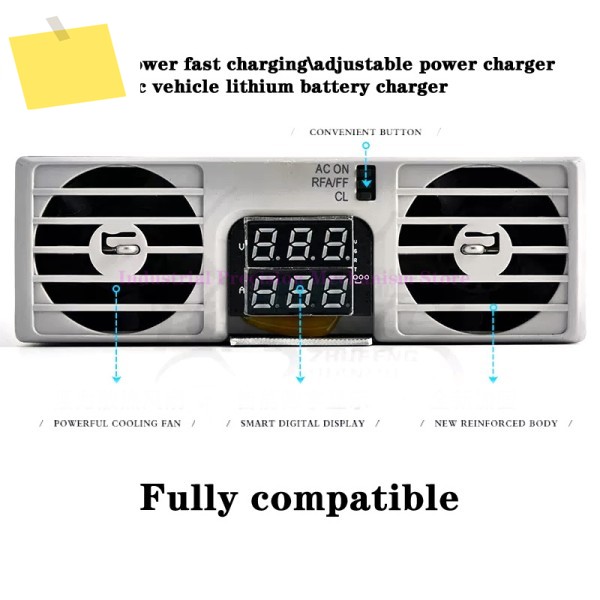 3000W 고출력 충전기, 40-95V, 0-35A 전압 및 전류 조절 가능 다양한 자동차에 적합 제품 이미지