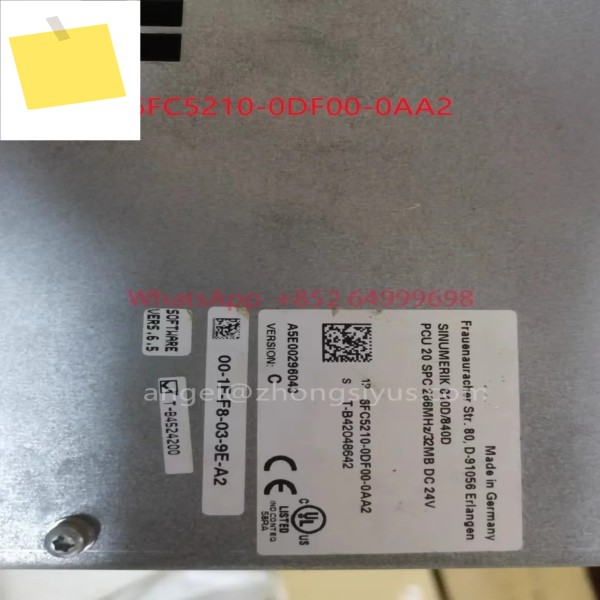 6FC5210-0DF00-0AA2 SINUMERIK 810D 테스트 완료 ok PCU20 0DF00 0AA2 제품 이미지