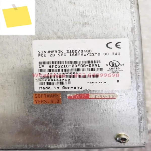 6FC5210-0DF00-0AA1 SINUMERIK 810D840D PCU20 제품 이미지