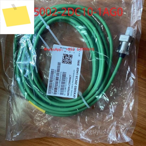 신호 케이블 커넥터, 사전 조립 유형, 6FX5002-2DC10-1AG0, SINAMICS 드라이브, CLiQ, IP20, IP67,6M, 새제품 제품 이미지