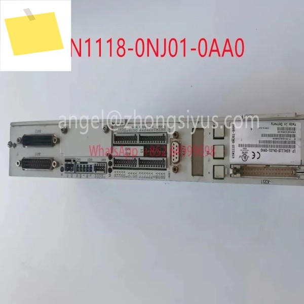 6SN1118-0NJ01-0AA0 SIMODRIVE 611 U HR 1축 제어 유닛, 옵션으로 확장 가능한 속도토크 설정값 제품 이미지