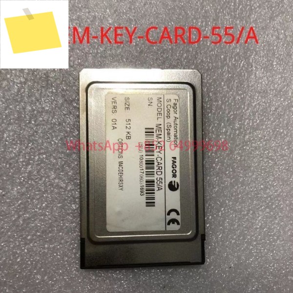 Fagora Automation MEM-KEY-CARD-55A 4축, 7축 카드 상태 양호 제품 이미지