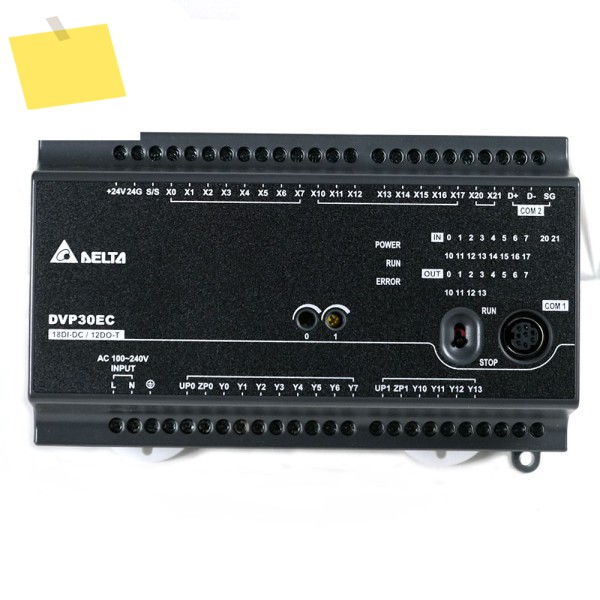 델타 오리지널 DVP30EC00R3 PLC EC3 시리즈 100-240VAC 18DI 12DO 프로그래머블 컨트롤러 제품 이미지