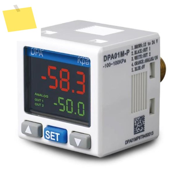 델타 디지털 디스플레이 양압 및 음압 게이지, DPA10, M, N, P, Q, PR,-P,-N 기압계,-100 ~ 1000Kpa 제품 이미지