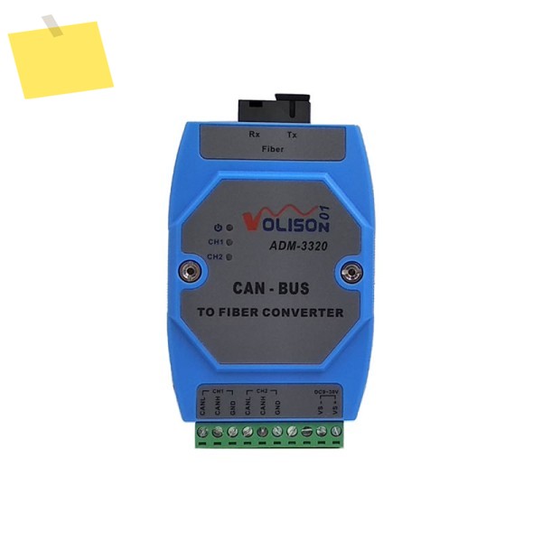 ADM-3320 CanBus-광섬유 2채널 CAN 광 트랜시버, 화재 호스트 네트워킹 지원, 통신 속도 5~300Kbps 제품 이미지