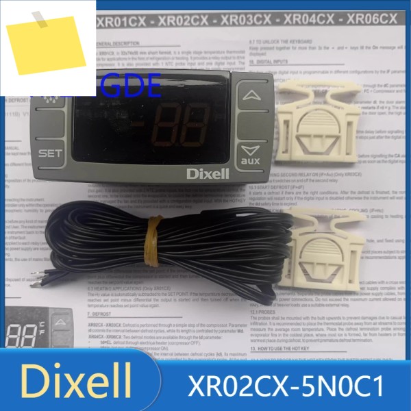 XR02CX-5R0C1 Dixell 온도 컨트롤러 듀얼 프로브2개 센서 포함 제품 이미지
