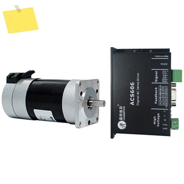 Leadshine 브러시리스 서보 모터, DC 드라이브 키트, BLM57130-1000, ACS606, 5.3A, 36VDC, 0.41NM, 3000RPM 펄스 130W 제품 이미지