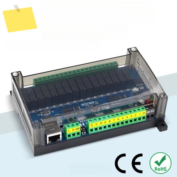 이더넷 포트 RS232485 원격 제어 모듈 Modbus TCPRTUUDP 프로토콜 릴레이 트랜지스터 BSM-0404E RJ45 제품 이미지