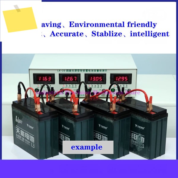 6V-18V 0.5A-15A 4 채널 패시브 지능형 배터리 용량 테스터, 전기 자동차 방전 측정기 제품 이미지