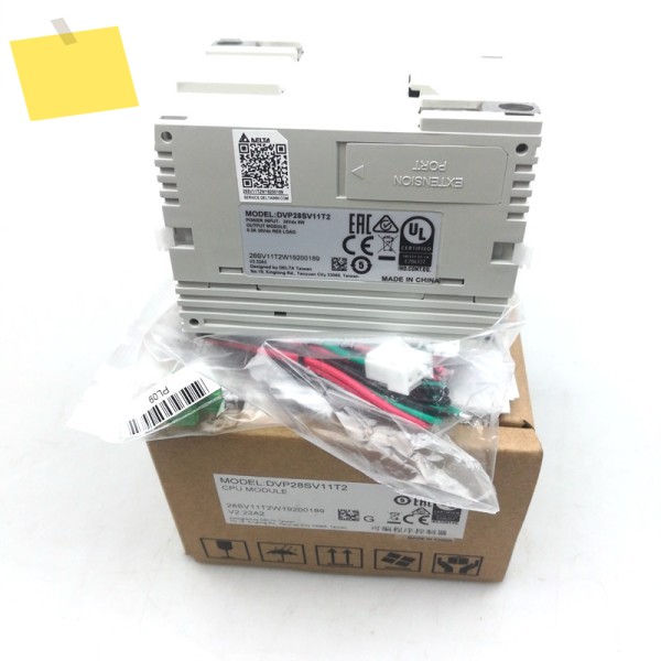 오리지널 델타 PLC 프로그래밍 컨트롤러, 16DI 12DO 트랜지스터 입력, DVP28SV11T2, DC24V 제품 이미지