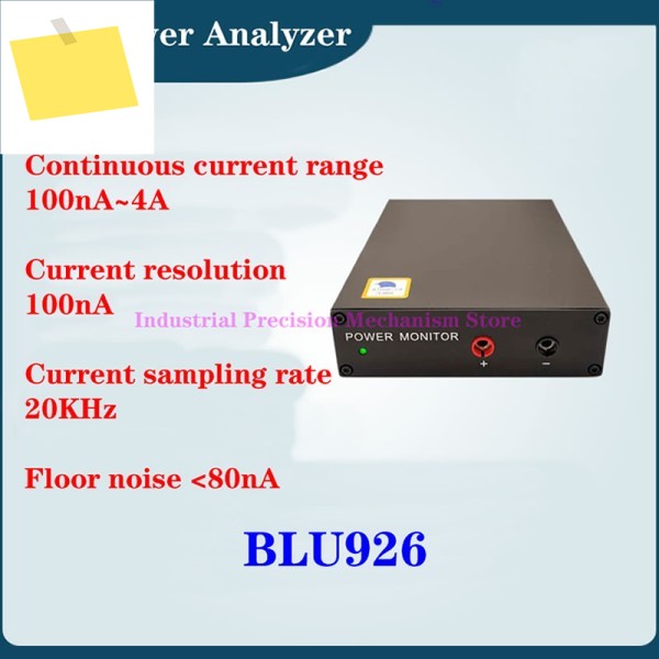 nA nanoampere uA 레벨 저전력 분석기 BLU926, 100nA~4A 전류 기록 테스터 제품 이미지