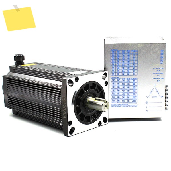 Hybird 서보 3 상 Nema 110 스텝퍼 모터 키트, 20N.m 7A 110BYG350C 및 220V 디지털 드라이버, HB3722S2 제품 이미지