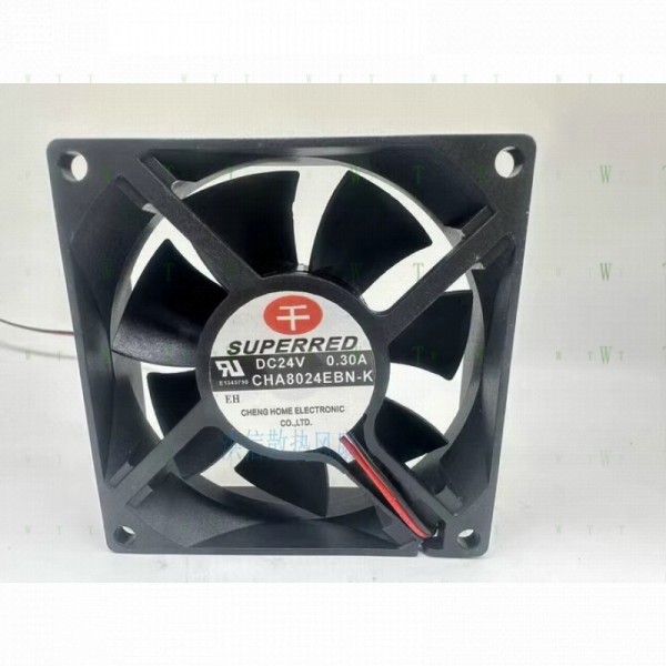 Qianhong 8025 CHA8024EBN-K DC24V 0.30A 8CM 인버터 냉각 팬용 H 1개 제품 이미지