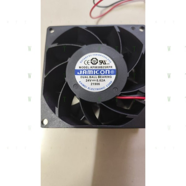H1 PCS JAMICON 팬용 KF0838B2SRPR DC24V 0.62A 8CM 8038 2선 냉각 제품 이미지