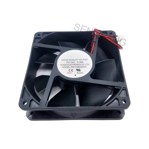 2와이어 서버 냉각 선풍기, RS1238S24HH DC 24V, 0.36A, 120x120x38mm, 새제품 제품 이미지