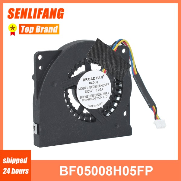 BROAD BF05008H05FP 용 CPU 냉각 팬, DC5V, 0.22A, 4 라인 컴퓨터 쿨러, 새제품 제품 이미지