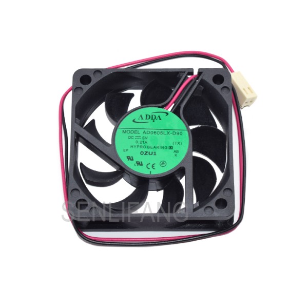 신품 쿨러 AD0605LX-D90 Dahua 냉각 팬 0.21A DC5V 2 핀 60601.5MM 제품 이미지