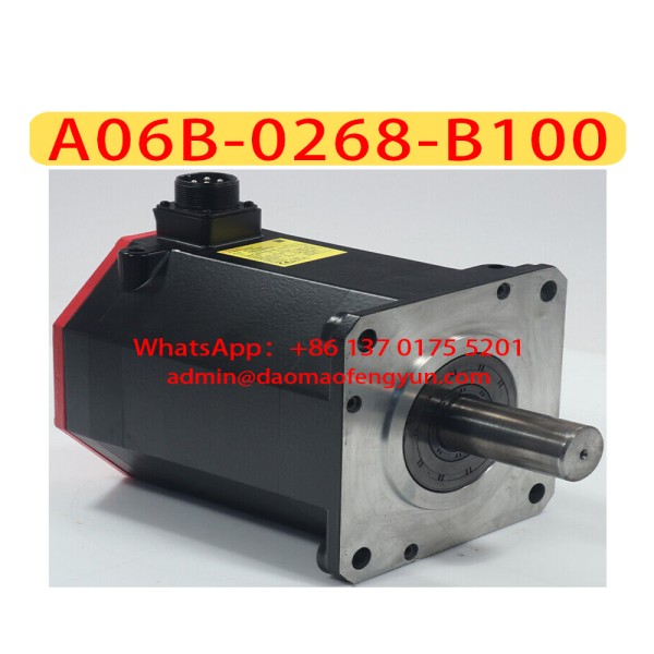 A06B-0268-B100 중고 서보 모터 직선 샤프트, , 테스트 통과 후 준비 제품 이미지
