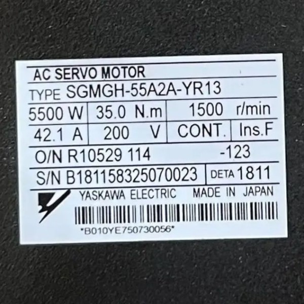 SGMGH-55A2A-YR13 신품 서보 모터, , SGMGH 55A2A YR13 제품 이미지