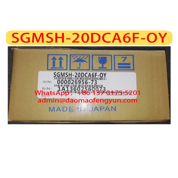 SGMSH-20DCA6F-OY 신품 고전압 서보 모터 원본, SGMSH OY, 제품 이미지