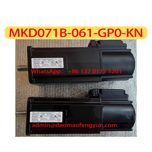 MKD071B-061-GP0-KN 중고 서보 모터, 테스트 완료, 061 GP0 KN, 제품 이미지