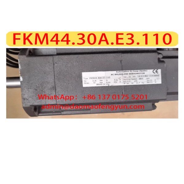FKM44.30A.E3.110 중고 서보 모터, 테스트 통과 후 준비 제품 이미지