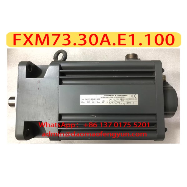 FXM73.30A.E1.100 중고 서보 모터 테스트 완료 E1 100, 제품 이미지
