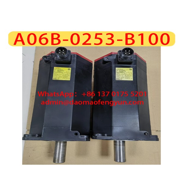 A06B-0253-B100 중고 AC 서보 모터, A06B 0253 B100, , 테스트 통과 후 준비 제품 이미지