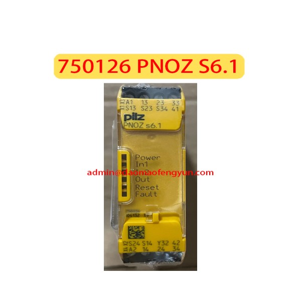 750126 PNOZ S6.1 신품 안전 릴레이 제품 이미지