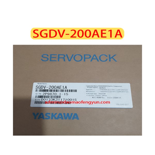 SGDV-200AE1A 신품 서보 드라이브, SGDV 제품 이미지