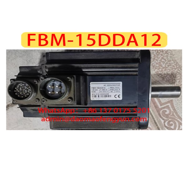 FBM-15DDA12 중고 서보 모터, 테스트 통과 후 준비 FBM 제품 이미지