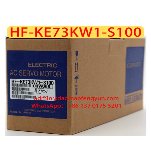 HF-KE73KW1-S100 신품 AC 서보 모터, HF S100 제품 이미지