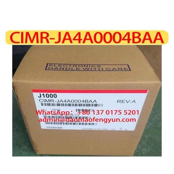 CIMR-JA4A0004BAA 새 제품 가변 주파수 드라이브포장 상자 포함 제품 이미지