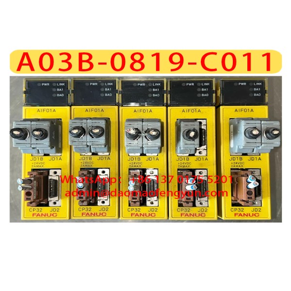 A03B-0819-C011 일반 , 위해 테스트된 중고 IO 모듈, 통과한 후 준비가 이루어집니다. 제품 이미지