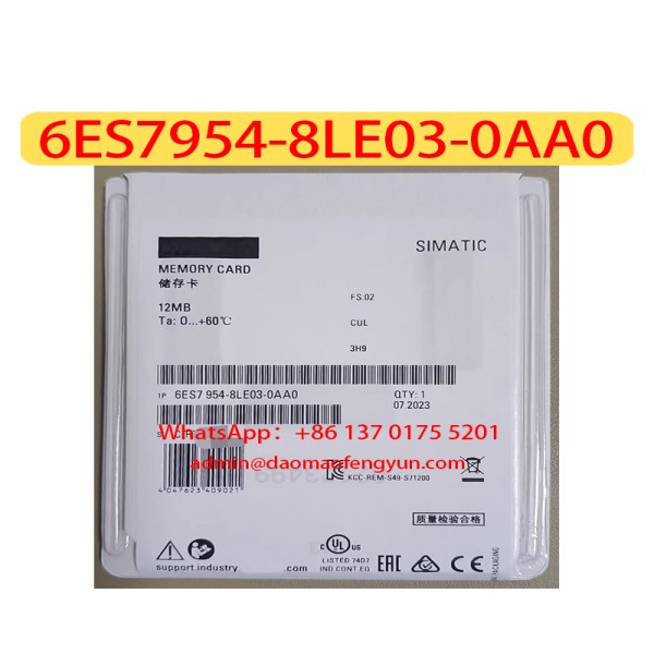 6ES7954-8LE03-0AA0 신품 12MB 메모리 카드, 8LE03 0AA0 제품 이미지