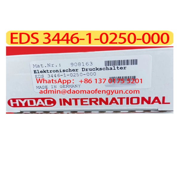 EDS 3446-1-0250-000 신품 압력 센서, 원본 및 , , 3446 1 0250 제품 이미지